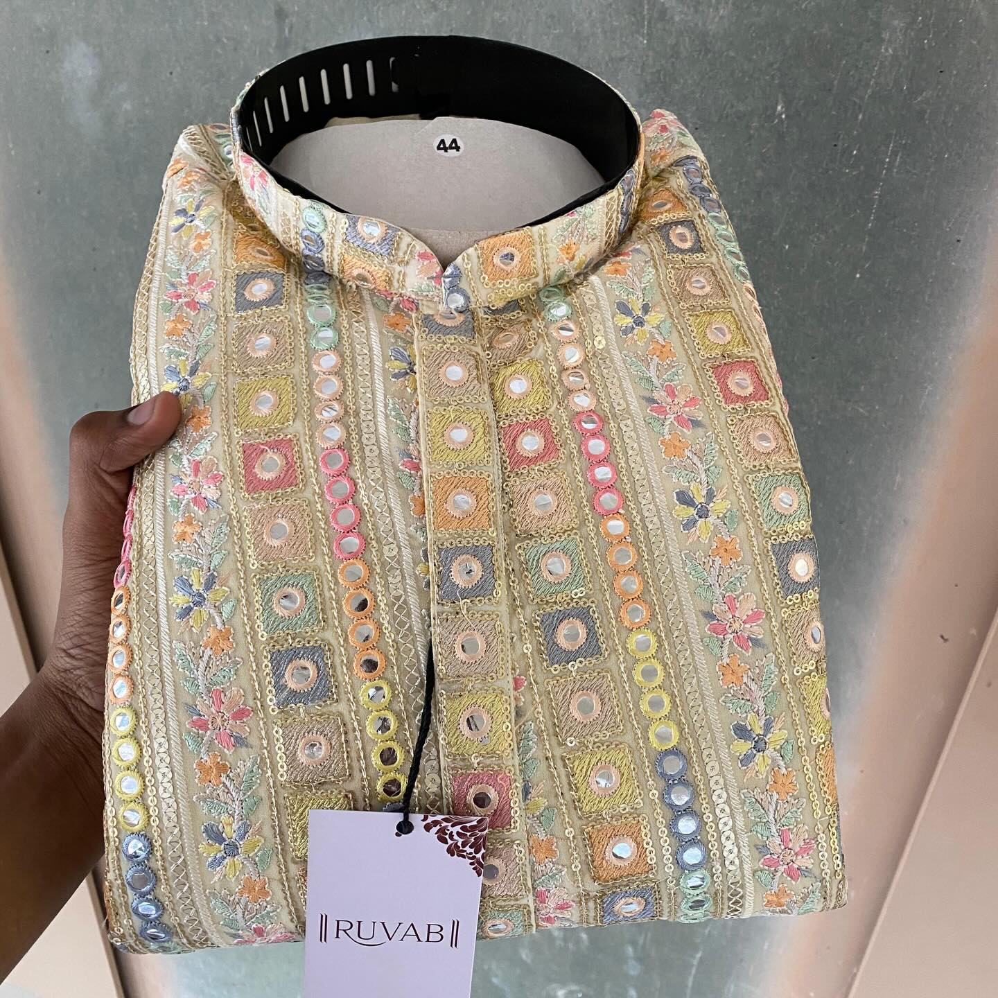 Festive Mirrorwork Kurta