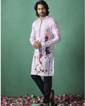 Abstract Printed Linen Kurtas