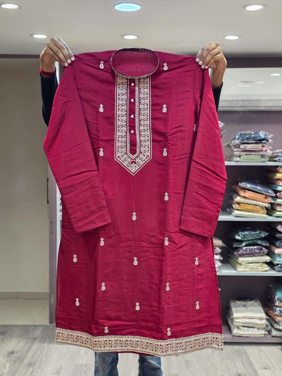 Hand Embroidered Kurtas