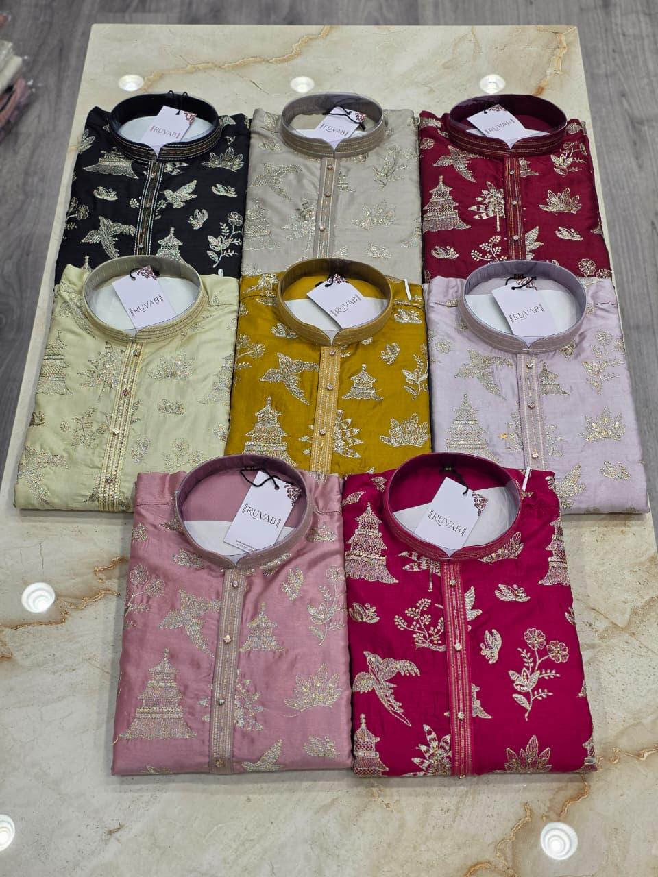 Umbrella Embroidered Kurta
