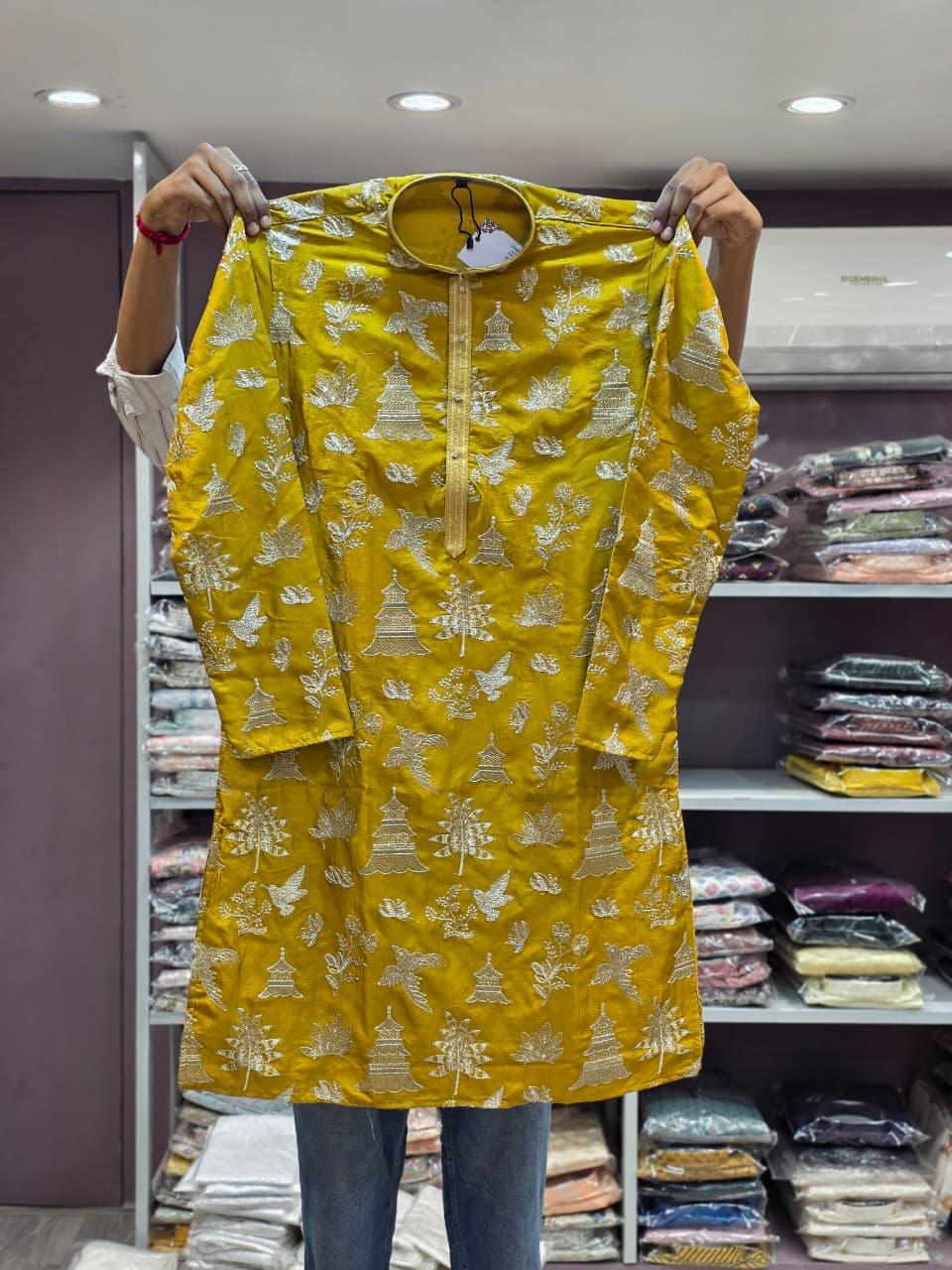 Umbrella Embroidered Kurta